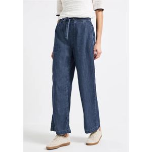 Street One Dames Wide Legs Jeans in Blauw, in size: 26
