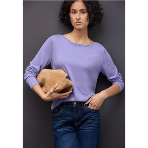Street One Dames Gebreide trui in Paars, in size: 36