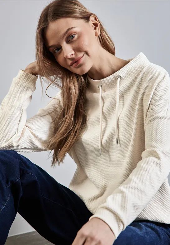 Street One - A322596 - T-shirt - Lucid White - Dames