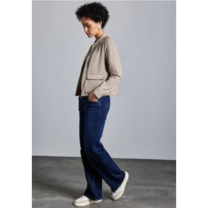 Street One - Satijnen Damesblouson - Breezy Beige