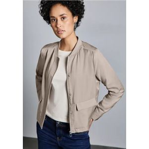 Street One - Satijnen Damesblouson - Breezy Beige