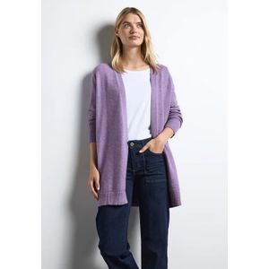 Street One Dames Open vest in Paars, in size: 34