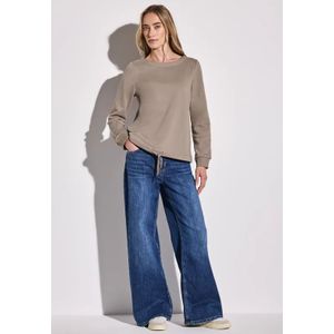 Street One Dames Sweatshirt in Beige, in size: 34