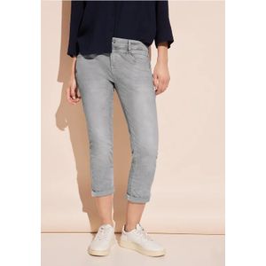 Street One Dames 7/8-jeans in casual fit in Grijs, in size: 25