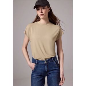 Street One Studio - Gezellig Shirt - Beige - Viscosemix