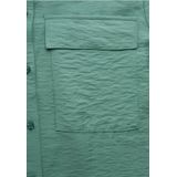Street One - Blouse - Groen - Dames - Losse Pasvorm - Overhemdkraag