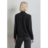 Street One - Blouse - Zwart - Dames - V-hals met Strik