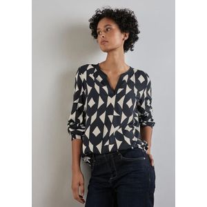 Street One - Bedrukte Blouse - Blauw