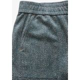 Street One - Bedrukte Velours Broek - Groen - Dames