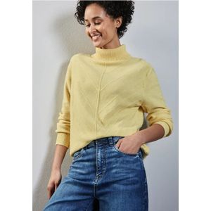 Street One - A303086 - Gestructureerde Damestrui - Geel gemêleerd