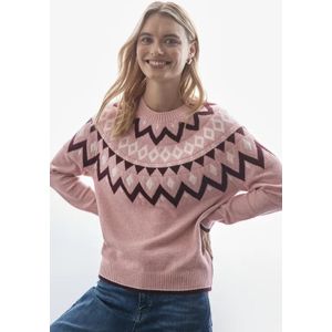 Street One Dames Trui in Noorse stijl in Roze, in size: 34