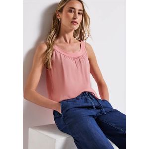 Street One Dames Top in structuurmix in Roze, in size: 34