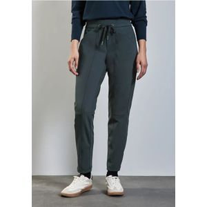 Street One Dames Losse broek in Groen, in size: 38