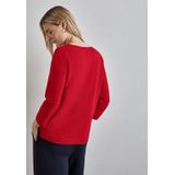 Street One - Gestructureerd Overhemd - Rood