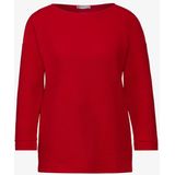 Street One - Gestructureerd Overhemd - Rood