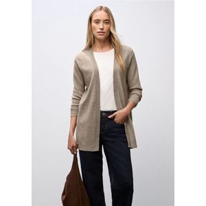 Street One Dames Vest met rolrand in Beige, in size: 34