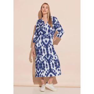 Street One Dames Tuniekjurk met print in Blauw, in size: 34