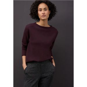 Street One Dames Trui met rolzoom in Rood, in size: 34