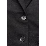 STREET ONE - Korte Blazer - Zwart - Diagonaal Gemêleerd - Set