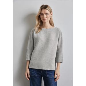 Street One - Dames Shirt - Grijs - Fijne Textuur