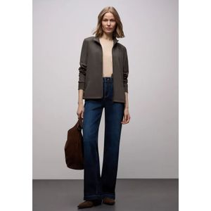 Street One Dames Jas met trekkoord in Bruin, in size: 34