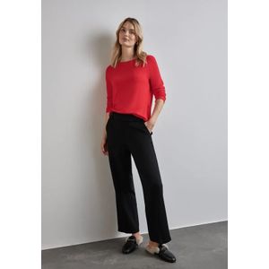 Street One Dames Shirt met lange mouwen in Rood, in size: 40