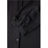 Street One - Gestructureerde Blouse - Zwart - Dames