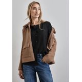 Street One - Gestructureerde Blouse - Zwart - Dames