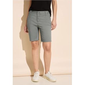 Street One Dames Bermudashort in Groen, in size: 32