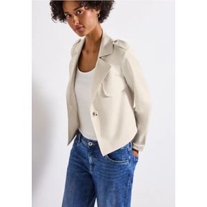 Street One Dames Korte trenchcoat in Beige, in size: 34