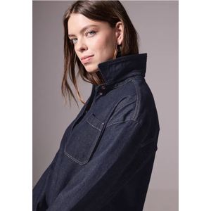 Street One - Studio - Korte Spijkerblouse - Blauw