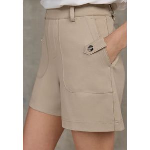 Street One Studio Dames Loose Fit shorts in Beige, in size: 44