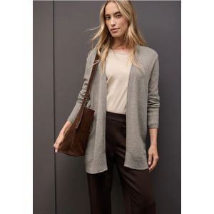 Street One Dames Vest met rolrand in Beige, in size: 34