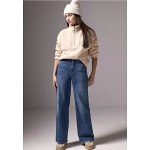 Street One Studio Dames Teddy overhemd in Beige, in size: 42