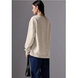 Street One Studio Dames Trui met ronde hals in Beige, in size: 38