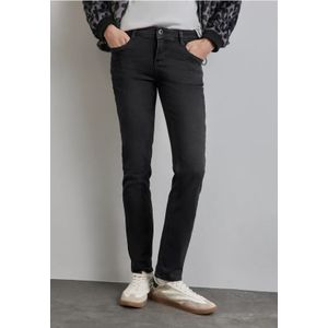 Street One Dames Thermojeans in Zwart, in size: 24