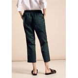 Street One - Damesbroek - Groen - Katoenmix met Stretch