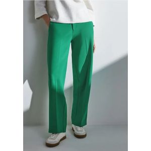 Street One - Casual Fit - Damesbroek - Hoge Taille - Rechte Pijpen - Punto di Roma