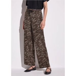Street One - Emee - Dames Broek - Bruin - Wide Legs