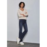 Street One Dames Slanke jeans in Blauw, in size: 24