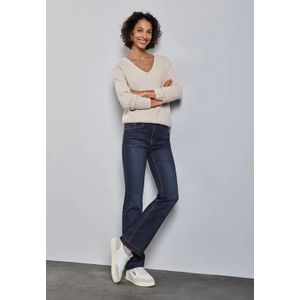 Street One Dames Slanke jeans in Blauw, in size: 24