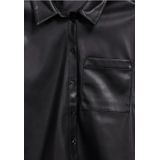 Street One - A345066 - Damesblouse - Deep Tint Blue - Lederlook