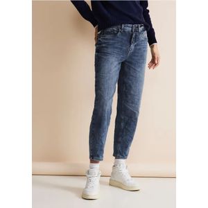 Street One Dames Loose fit balloon jeans in Blauw, in size: 25