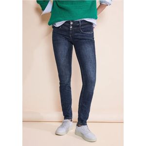 Street One Dames Slim fit jeans in Blauw, in size: 26