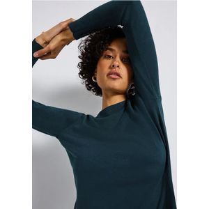 STREET ONE - Gebreide Trui - Tide Blue - Met Boothals