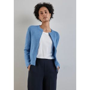 Street One Dames Kort vest in Blauw, in size: 46