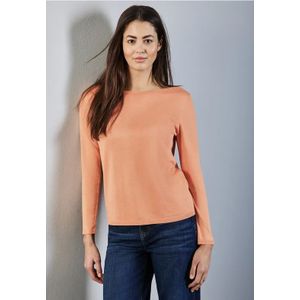 Street One Dames Gebreide trui in Oranje, in size: 34