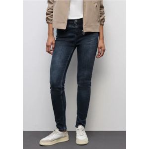 Street One Dames Slim Fit jeans in Blauw, in size: 24