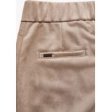 Street One - Bonny - Broek - Beige - Velourslook