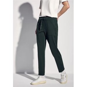 Street One Dames Loose Fit broek in Groen, in size: 34